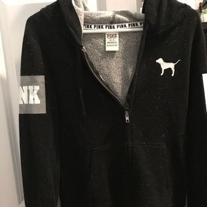 VS PINK Black hoodie